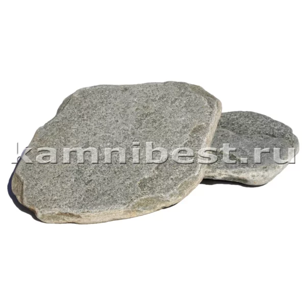 Природный камень галтованный Златолит.
